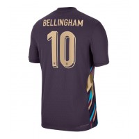 Camiseta Inglaterra Jude Bellingham #10 Segunda Equipación Replica Eurocopa 2024 mangas cortas